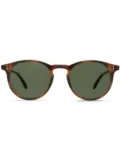 Garrett Leight Carlton round-frame sunglasses - Brown
