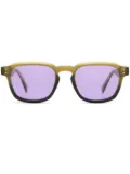 Retrosuperfuture geometric-frame sunglasses - Green