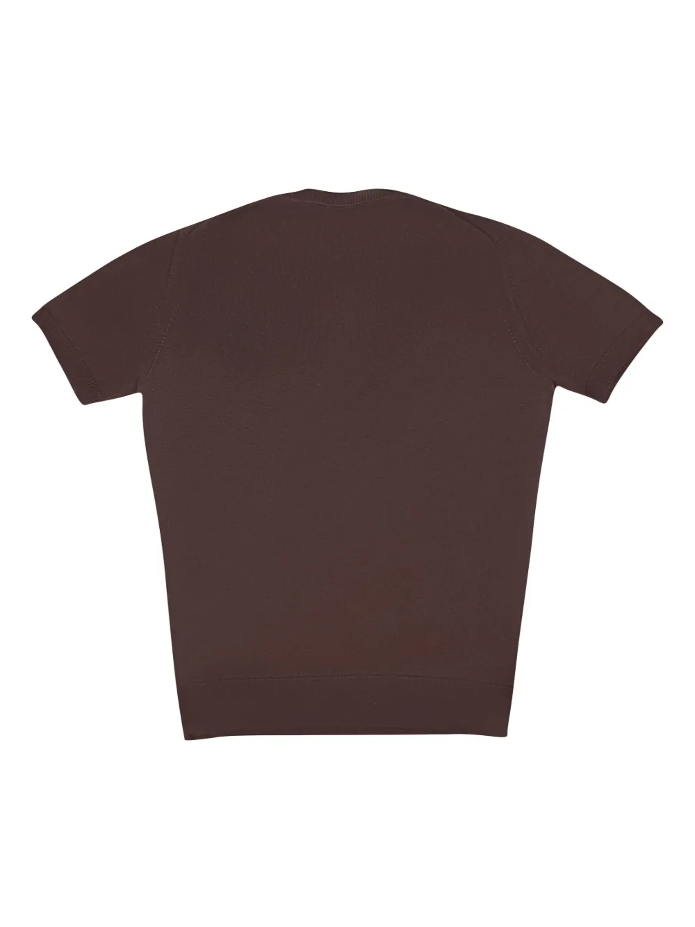 AMIRI T-shirt met geborduurd logo - Bruin