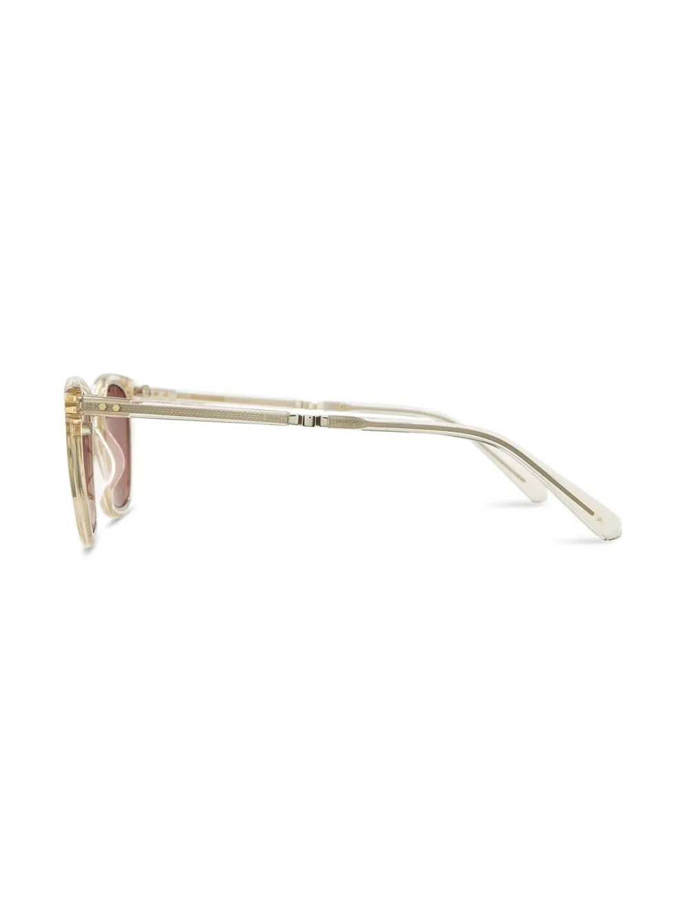 MR. LEIGHT Getty II S zonnebril met vierkant montuur Beige