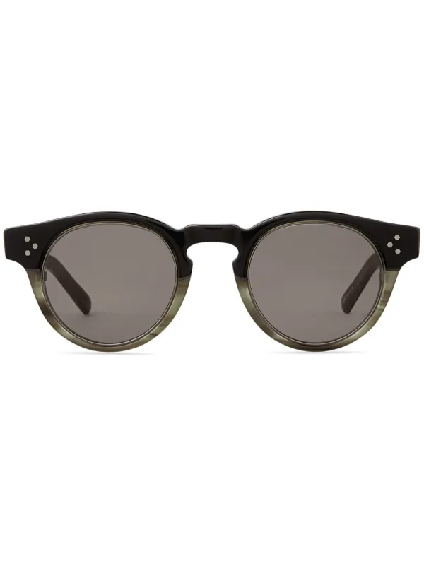 LEIGHT Lunettes De Soleil à Monture Ronde Noir FARFETCH FR
