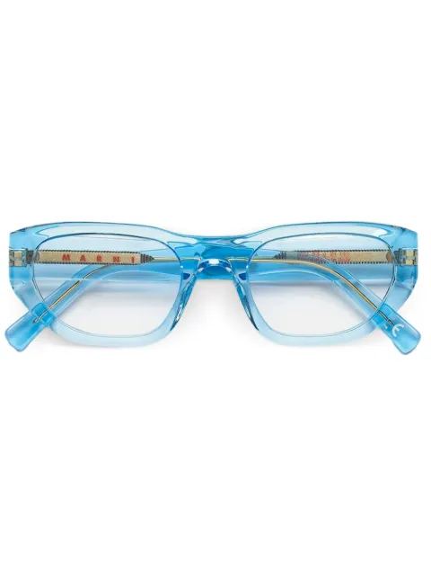 Marni Eyewear Laamu Atoll rectangle-frame glasses