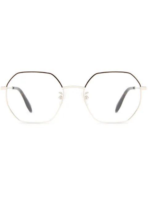 Alexander McQueen Eyewear 옥타곤 프레임 안경