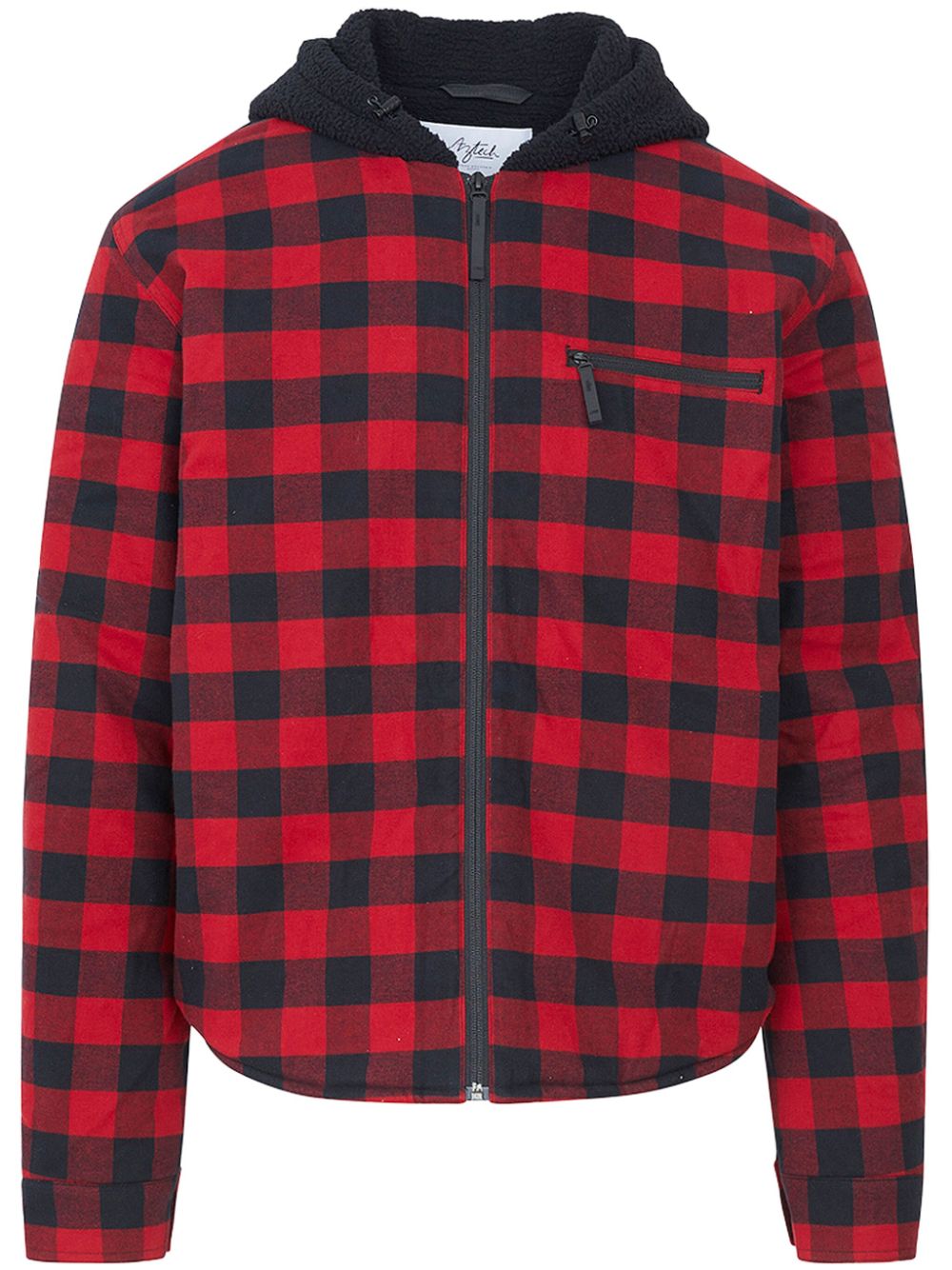 checked ski jacket