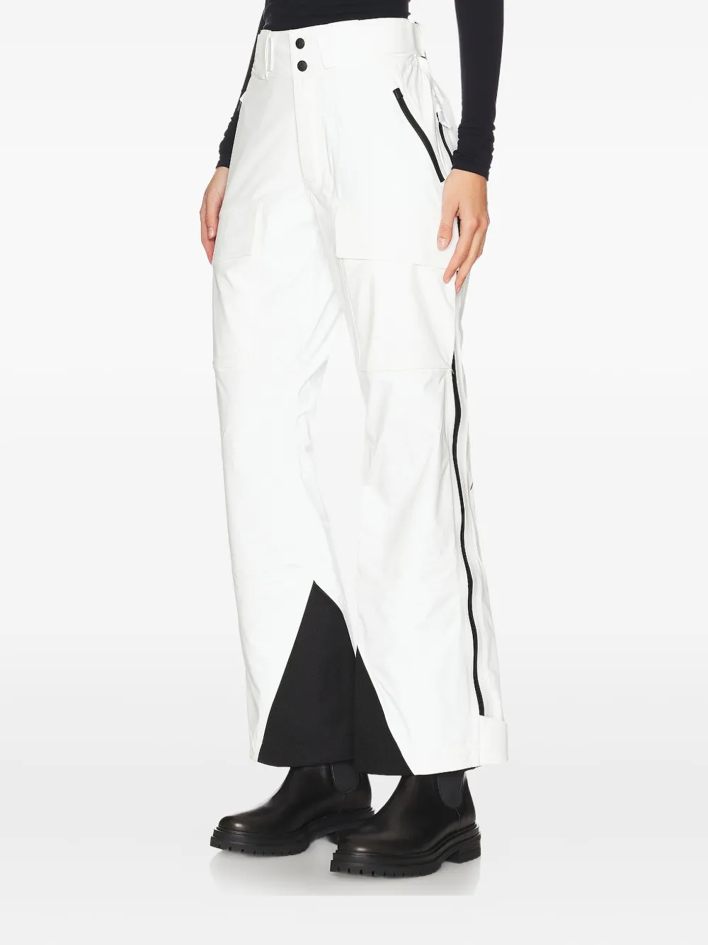 Aztech Mountain Hayden 3l Shell Panelled Ski Trousers In White
