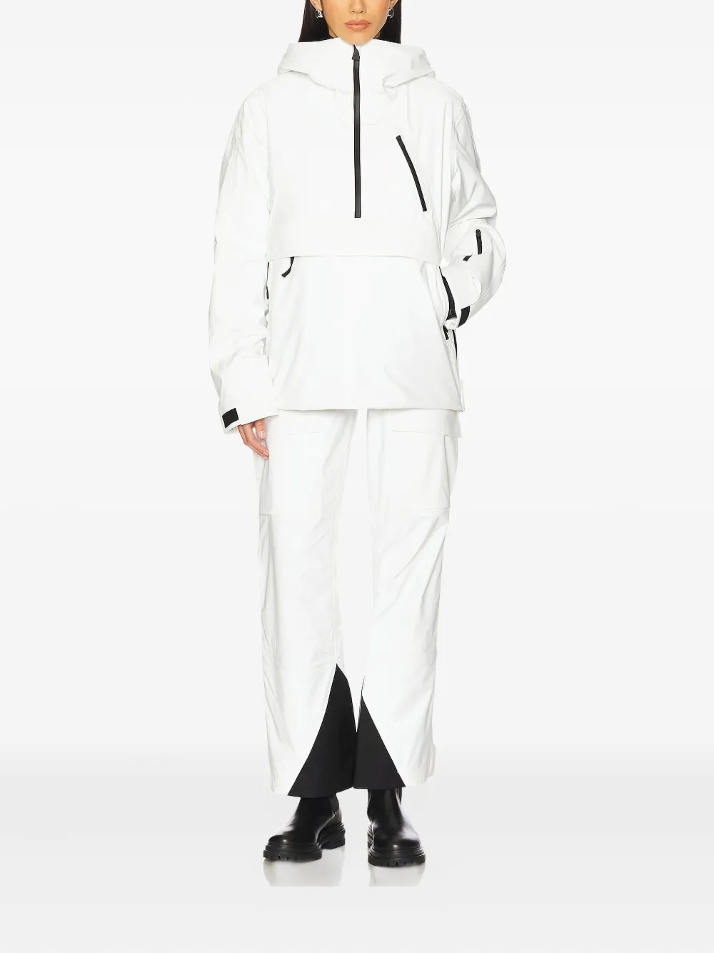 Aztech Mountain Hayden 3l Shell Panelled Ski Trousers In White
