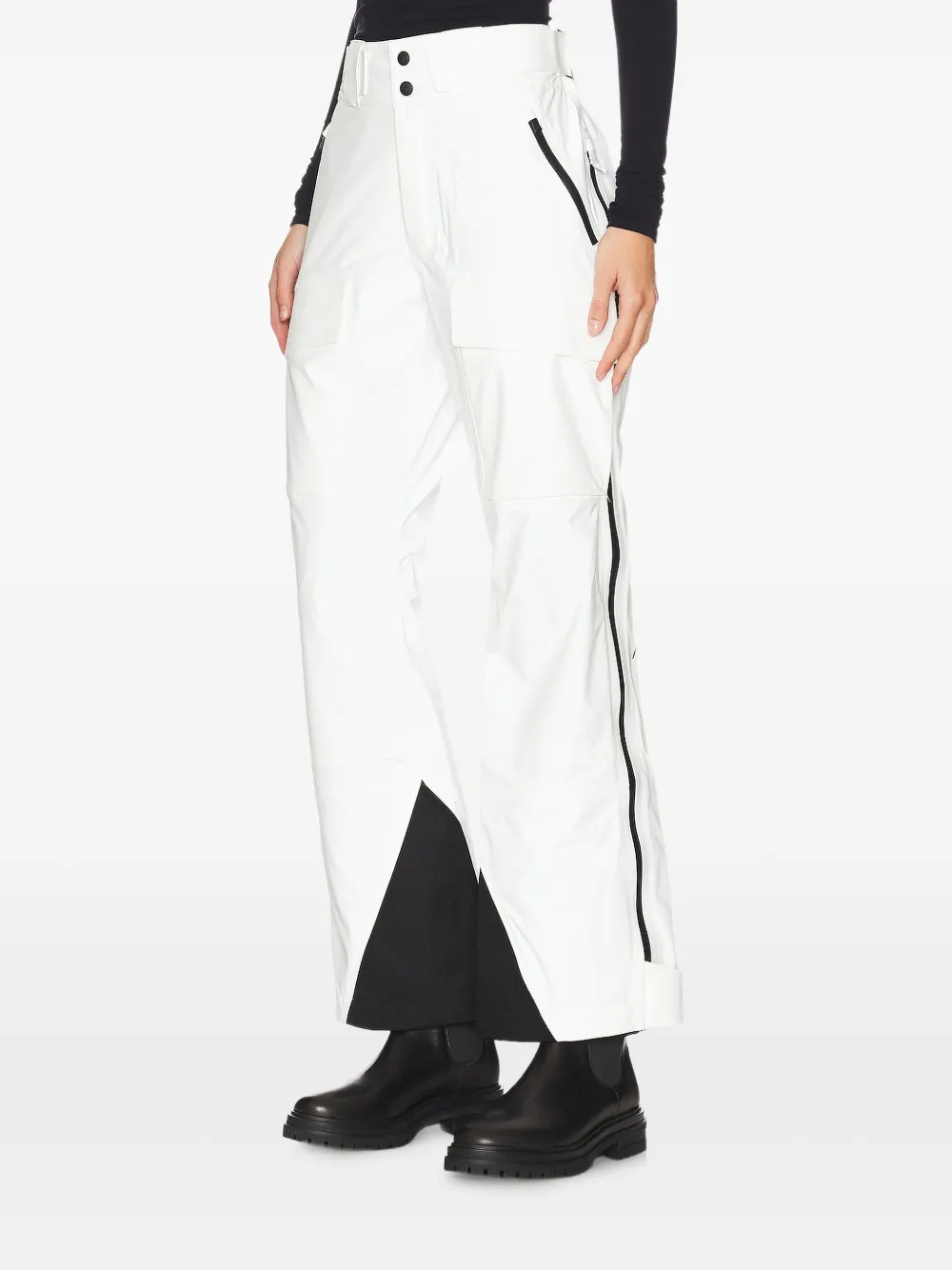 Aztech Mountain Hayden 3L Shell skibroek met vlakken Wit