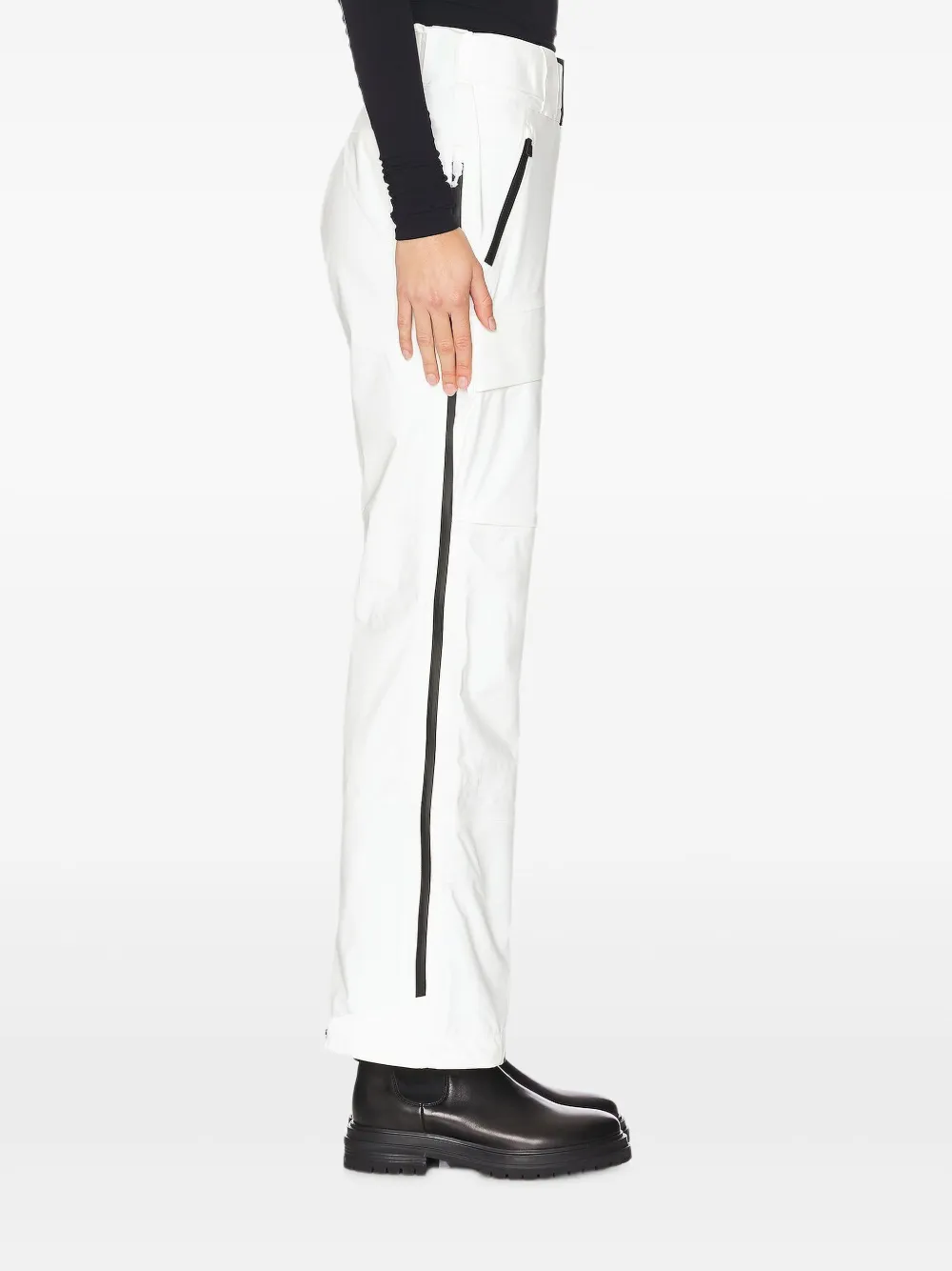 Aztech Mountain Hayden 3L Shell skibroek met vlakken Wit