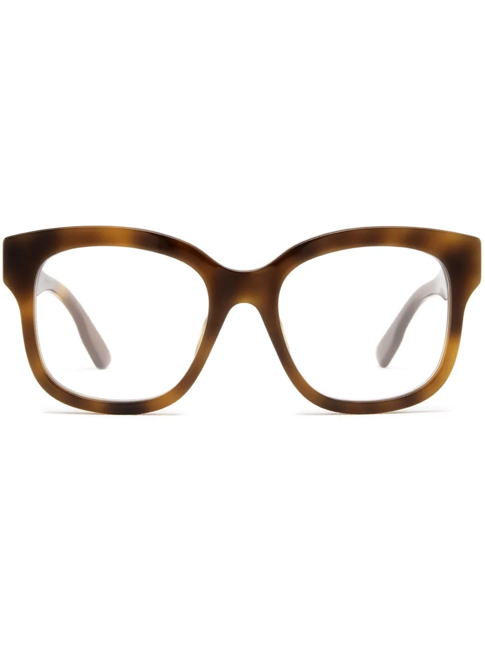 Gucci Eyewear Occhiali oversize - Marrone