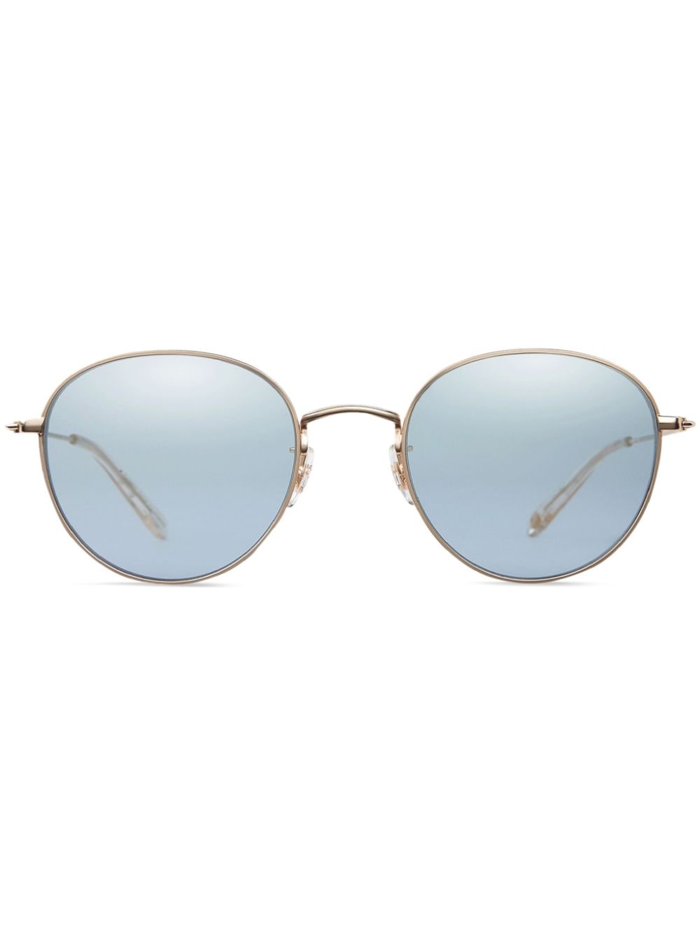 Garrett Leight Paloma M Sun Matte Gold-prosecco/semi-flat Sky Layered Mirror