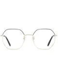 Alexander McQueen Eyewear geometric frame glasses - Gold