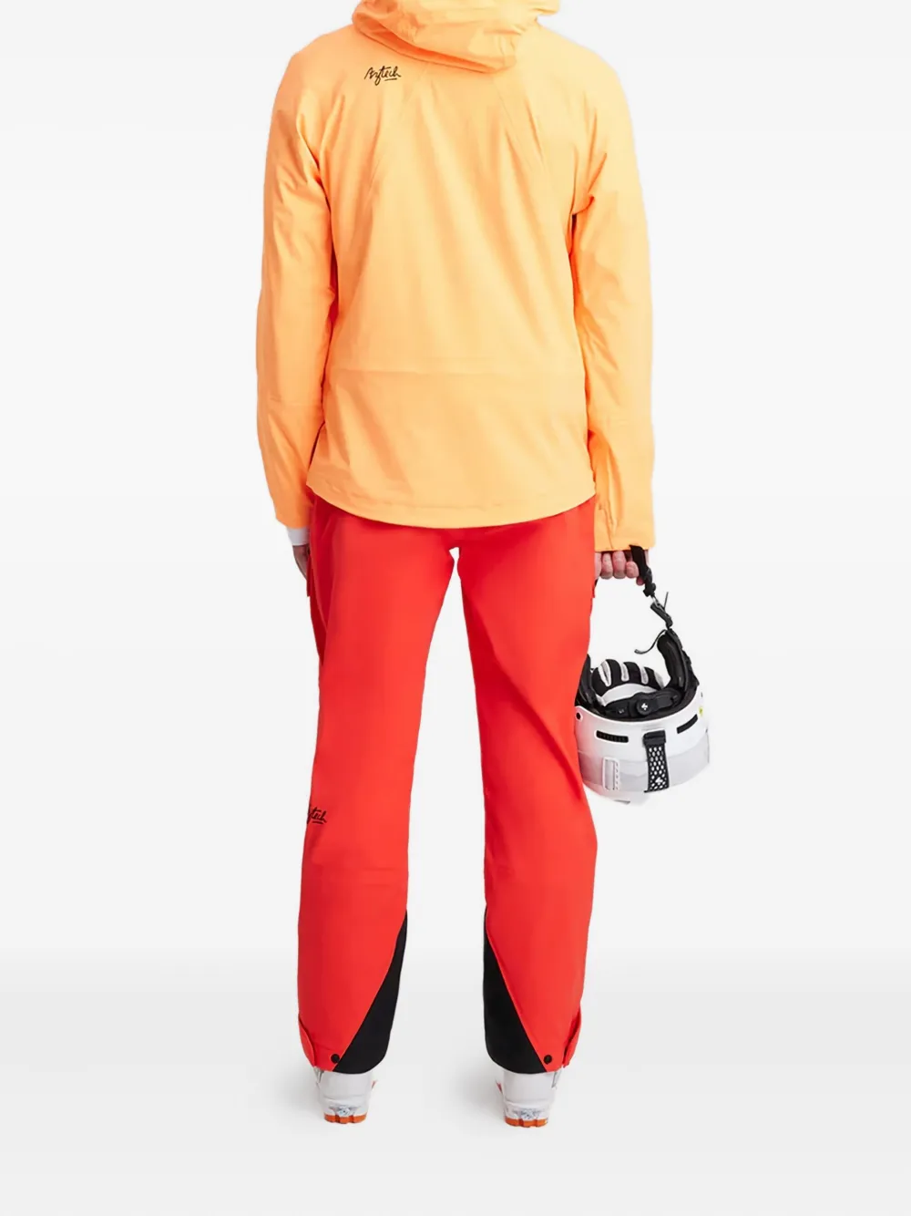 Aztech Mountain Hayden 3l Shell Hooded Shell Ski Jacket In Orange