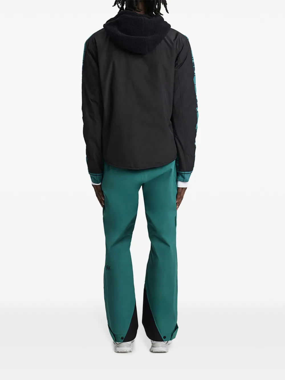 Aztech Mountain Geruite hoodie Groen