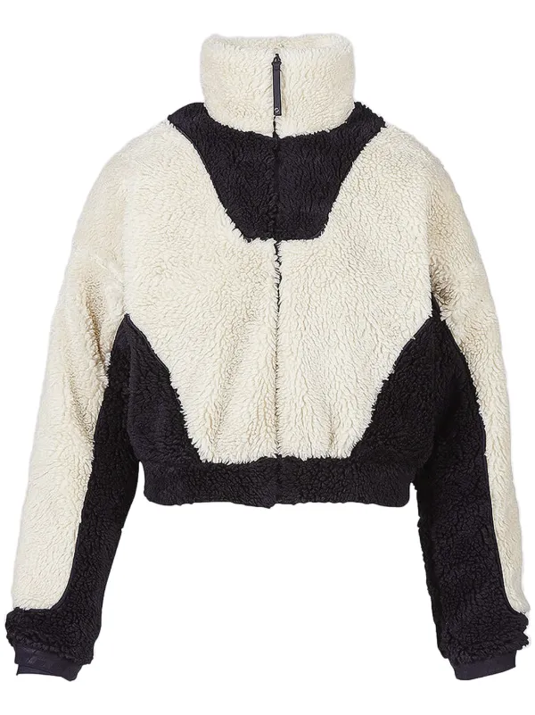 Aztech Mountain Bryce Shearling Jacket in White
