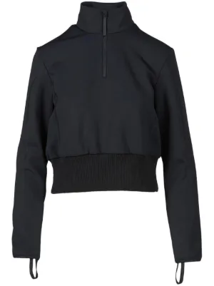 Alexander Wang ハーフジップ スウェットシャツ | グレー | FARFETCH JP