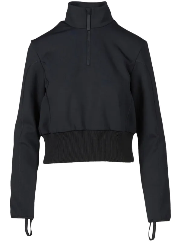 Aztech Mountain Half-zip Sweatshirt in Black