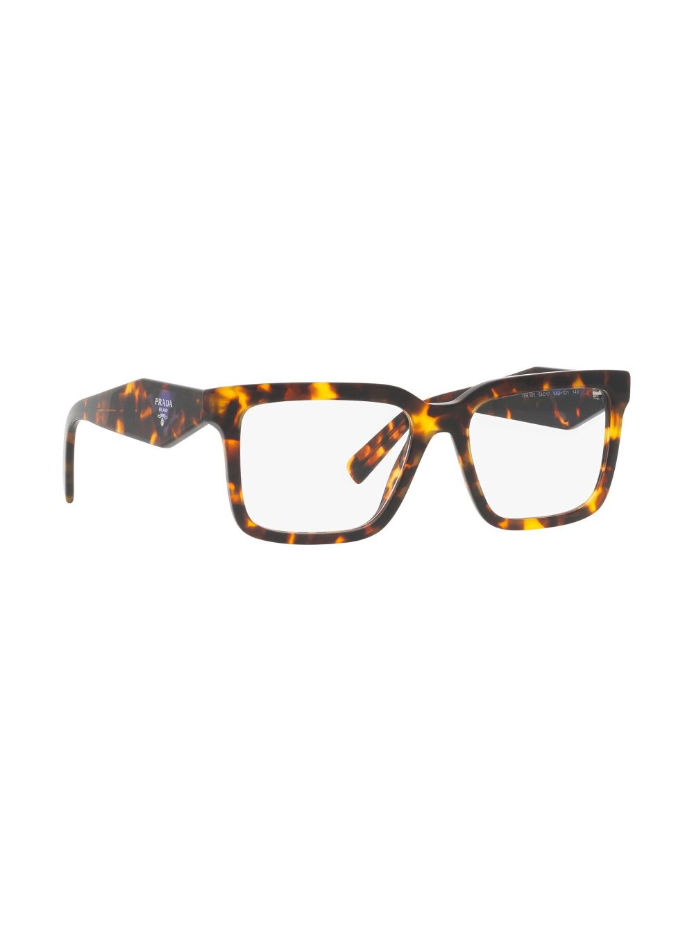 Prada Eyewear Bril met schildpadschild-design - Bruin