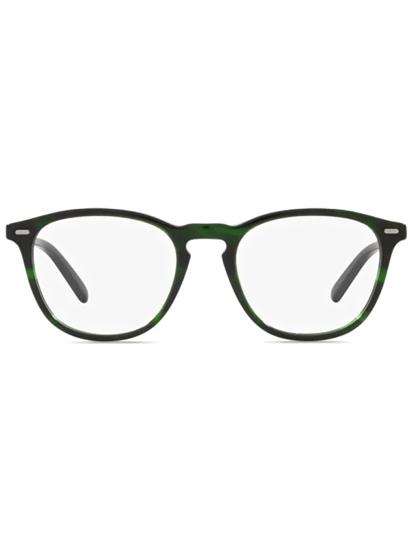 Polo Ralph Lauren round-frame Glasses Green FARFETCH IN