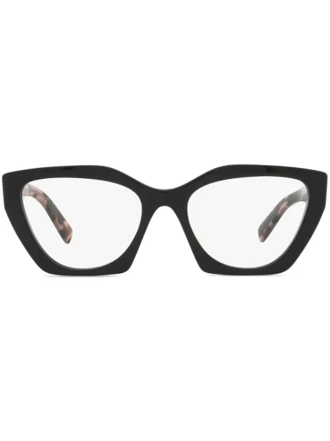 Prada Eyewear lentes con brazos estilo carey
