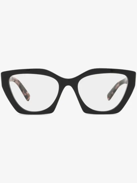 Prada Eyewear tortoiseshell-arms glasses