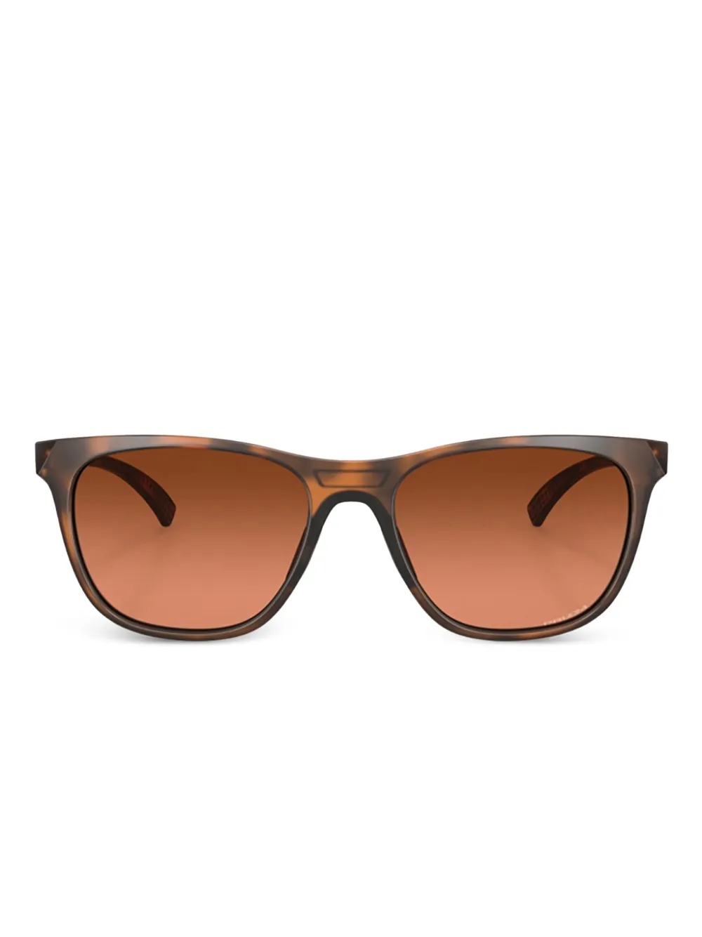 Oakley Leadline matte tortoise rectangle sunglasses Bruin