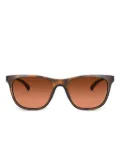 Oakley Leadline matte tortoise rectangle sunglasses - Brown