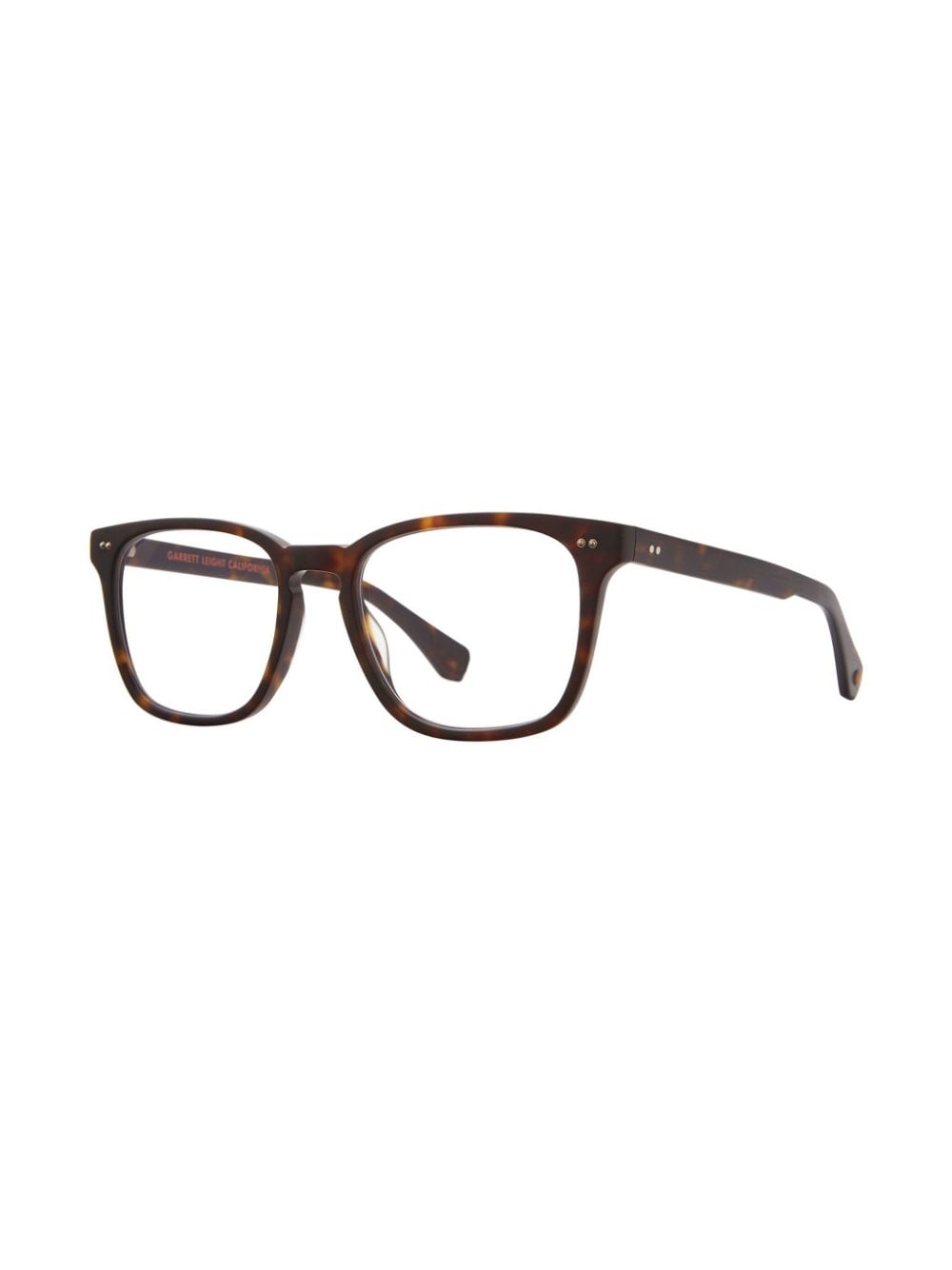 Garrett Leight EARVIN Bio Matte Cookie Tortoise - Bruin