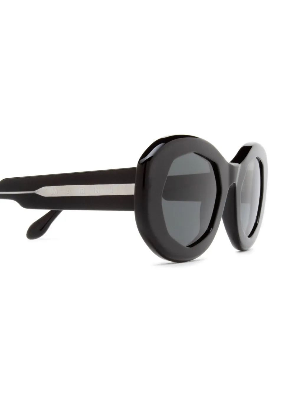 Marni Eyewear Mount Brumo zonnebril Zwart