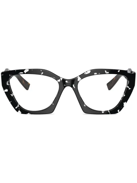 Prada Eyewear tortoiseshell-effect glasses