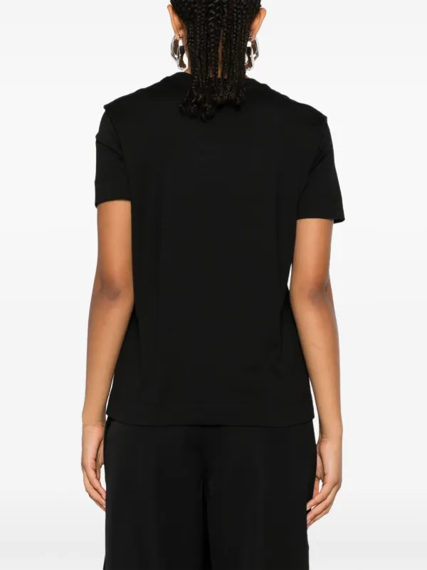 Givenchy 4G Lace Cotton T-shirt | Black | FARFETCH ID