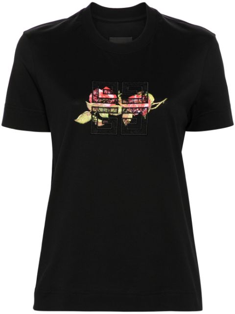 Givenchy 4G lace cotton T-shirt Women