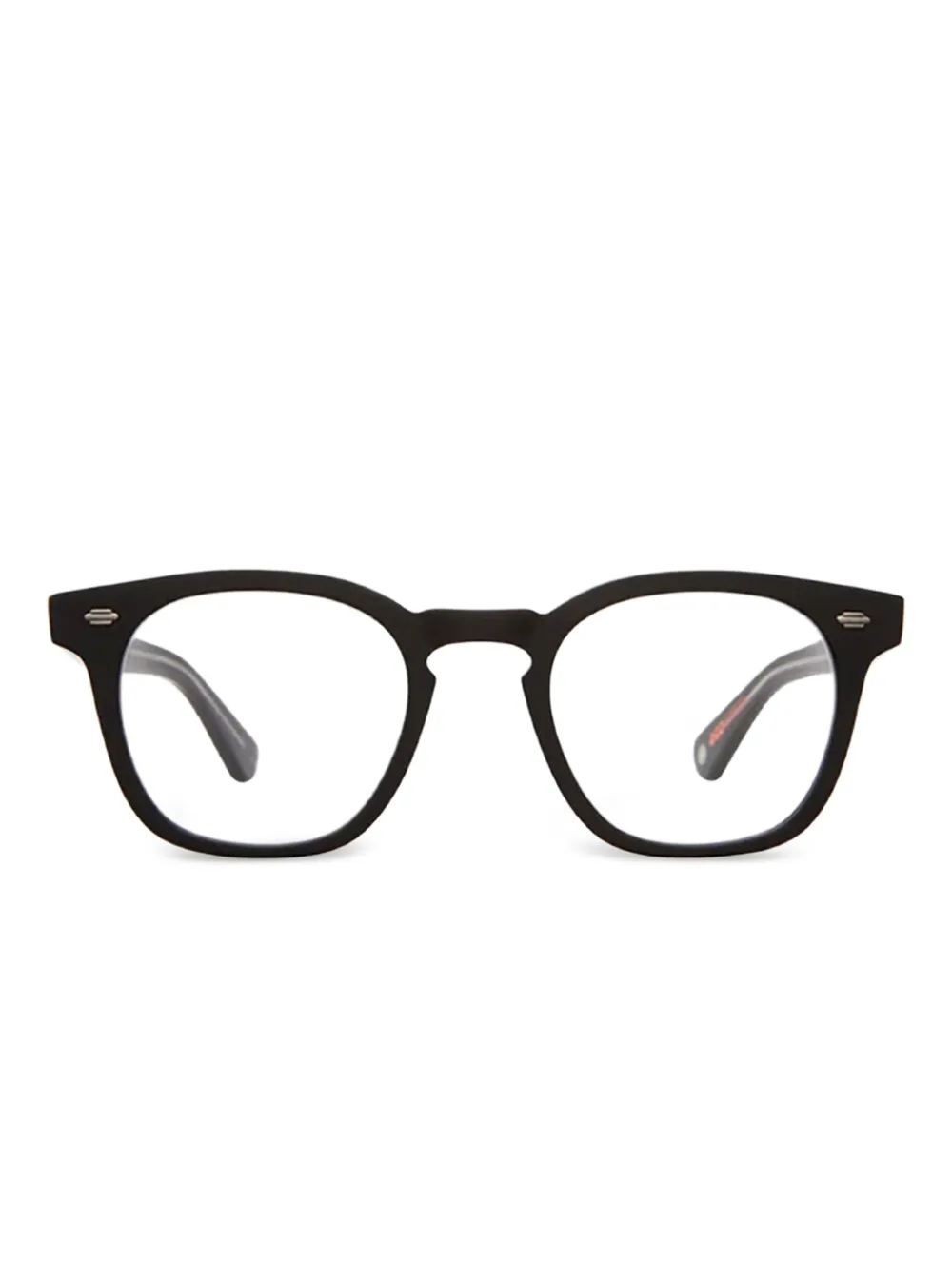 Garrett Leight Byrne square-frame glasses | Black | Image 1