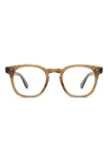 Garrett Leight Byrne round glasses - Brown