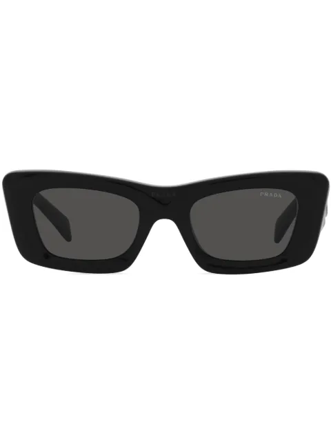Prada Eyewear triangle-logo rectangle sunglasses