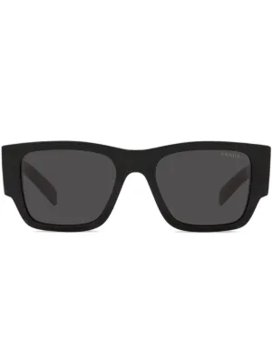 Prada プラダ シンボル スクエアサングラス | ブラック | FARFETCH JP