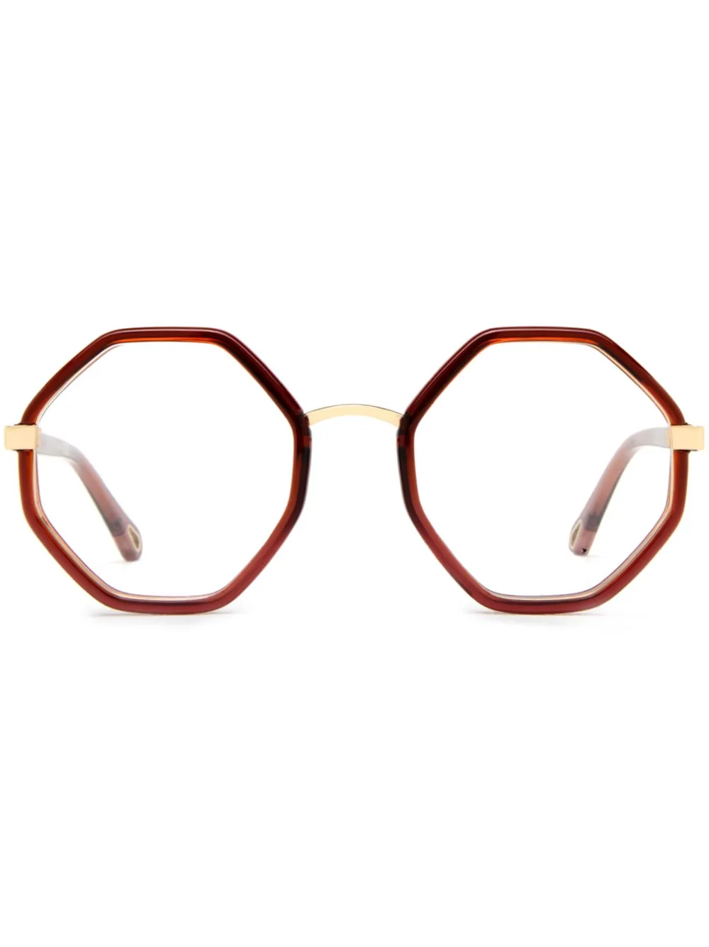 Chloé Eyewear lentes con armazón geométrica | rojo | Image 1