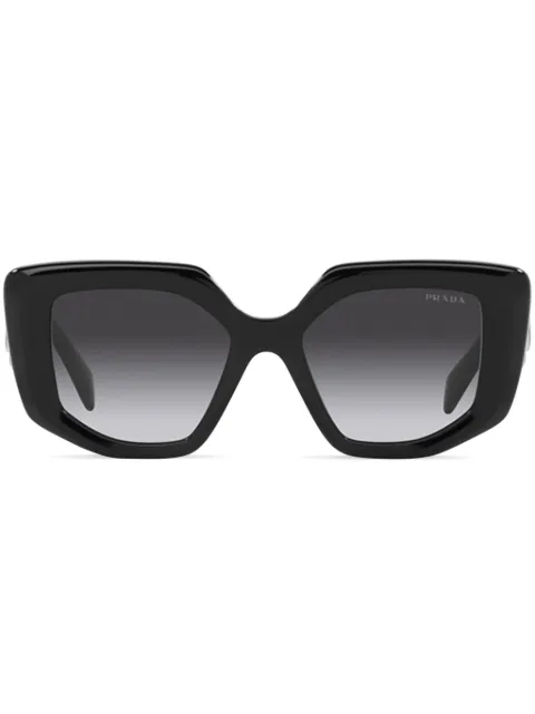 Prada Eyewear triangle-logo square sunglasses