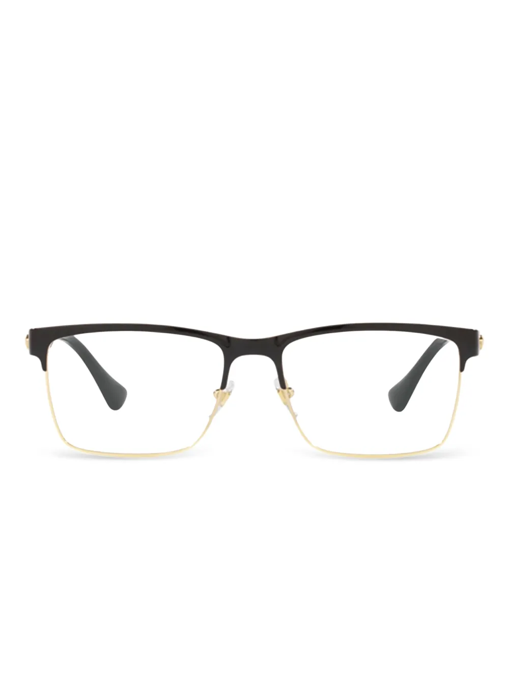 Versace Ve1285 Rectangle Glasses In Black