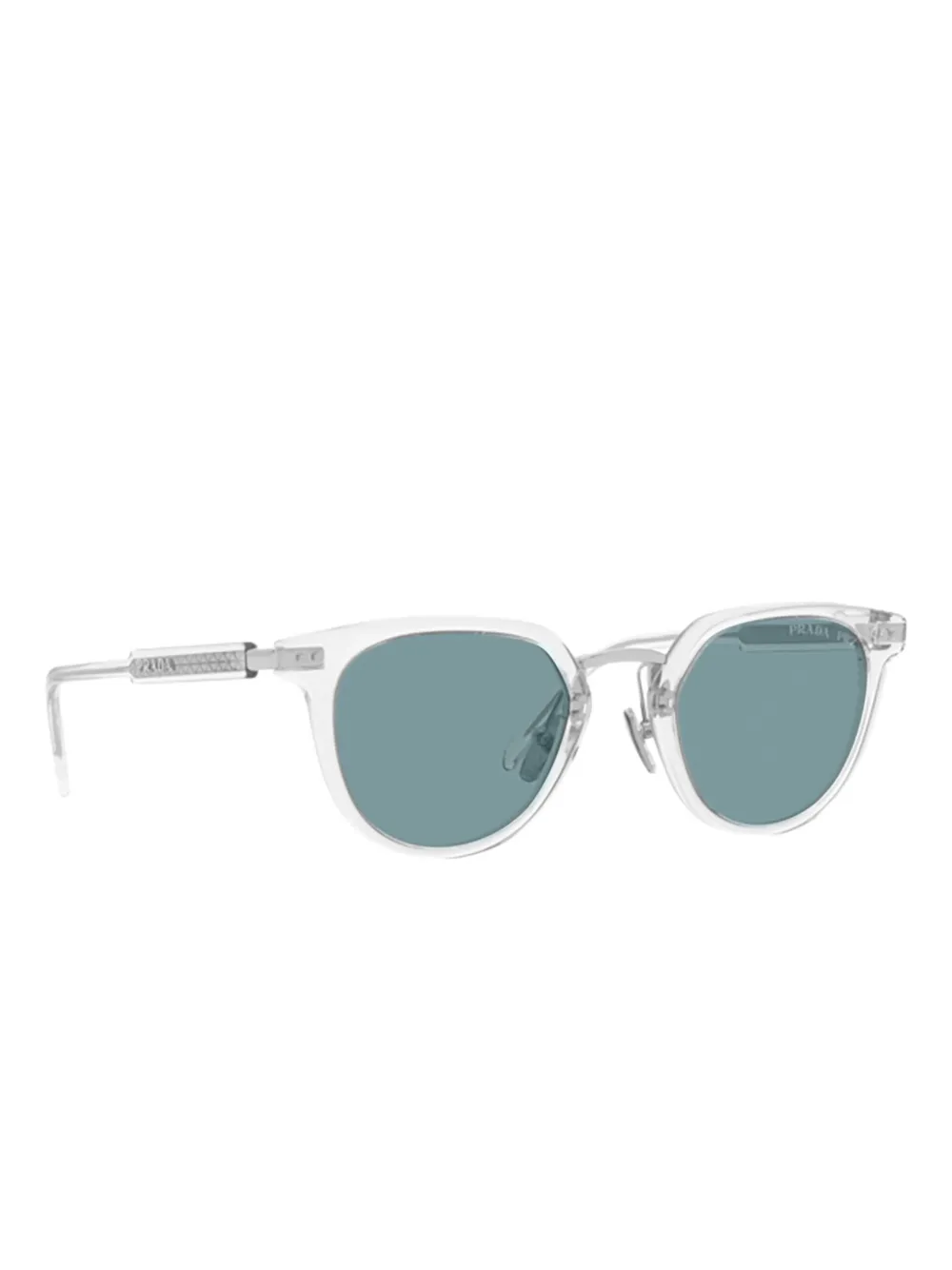 Prada Eyewear round-frame sunglasses Beige