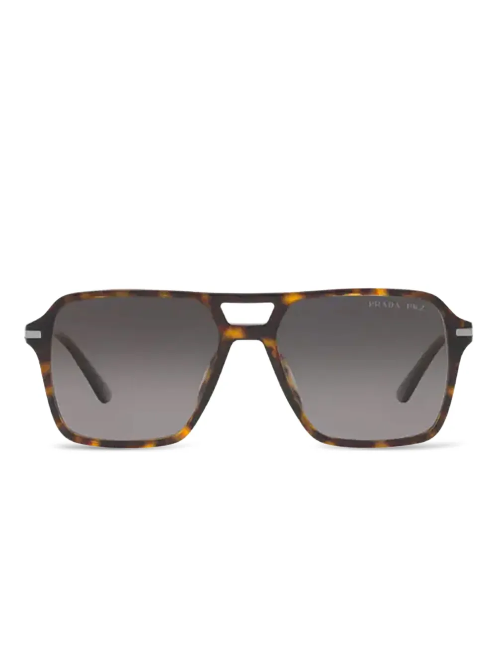 Prada Eyewear Occhiali da sole squadrati tartarugati - Marrone