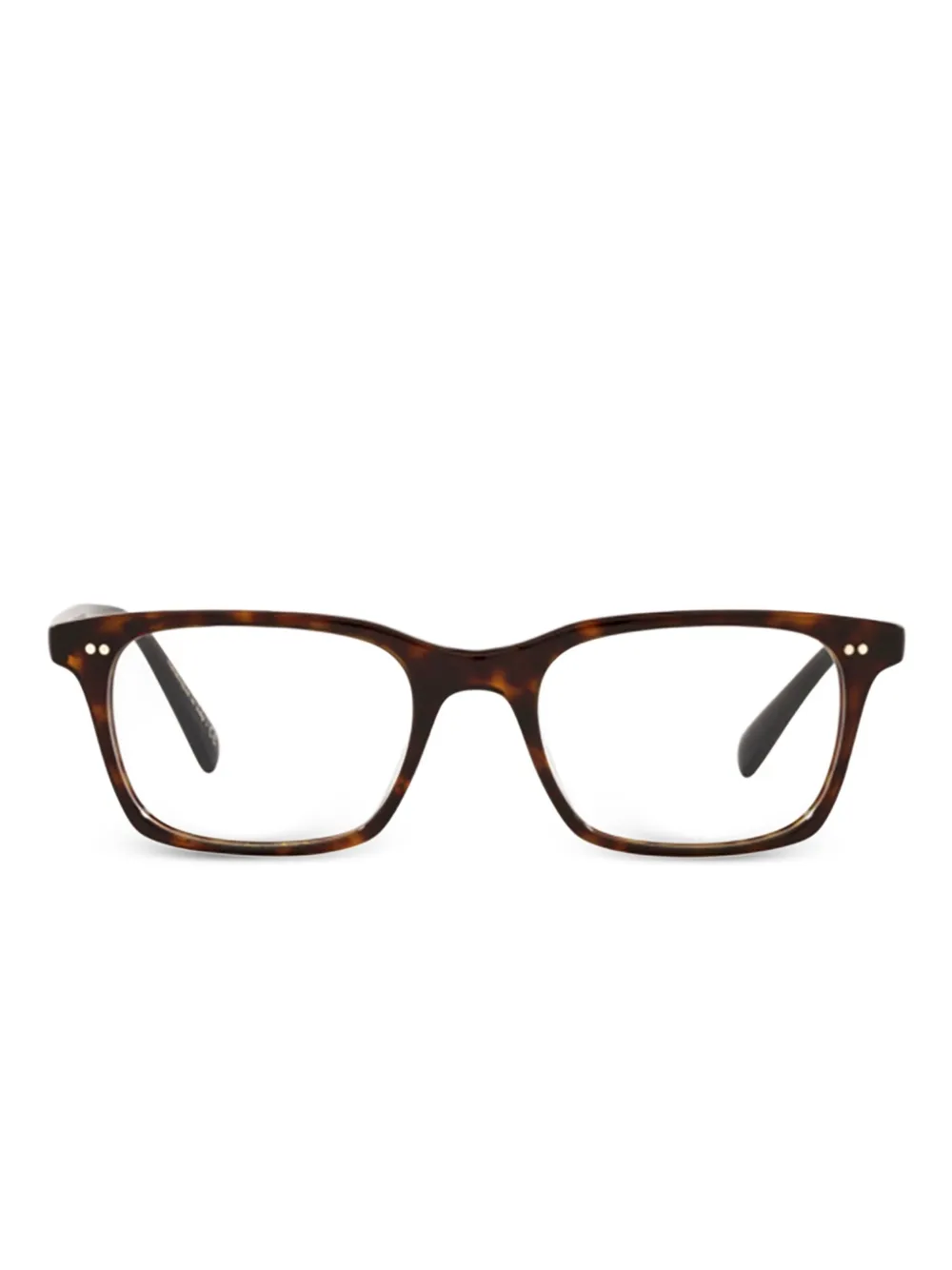Oliver Peoples Occhiali Nisen rettangolari - Marrone