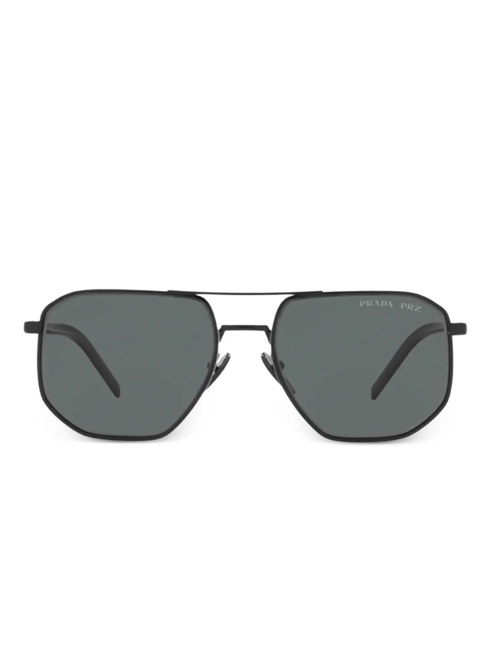 Prada Eyewear Zonnebril met piloten montuur Zwart