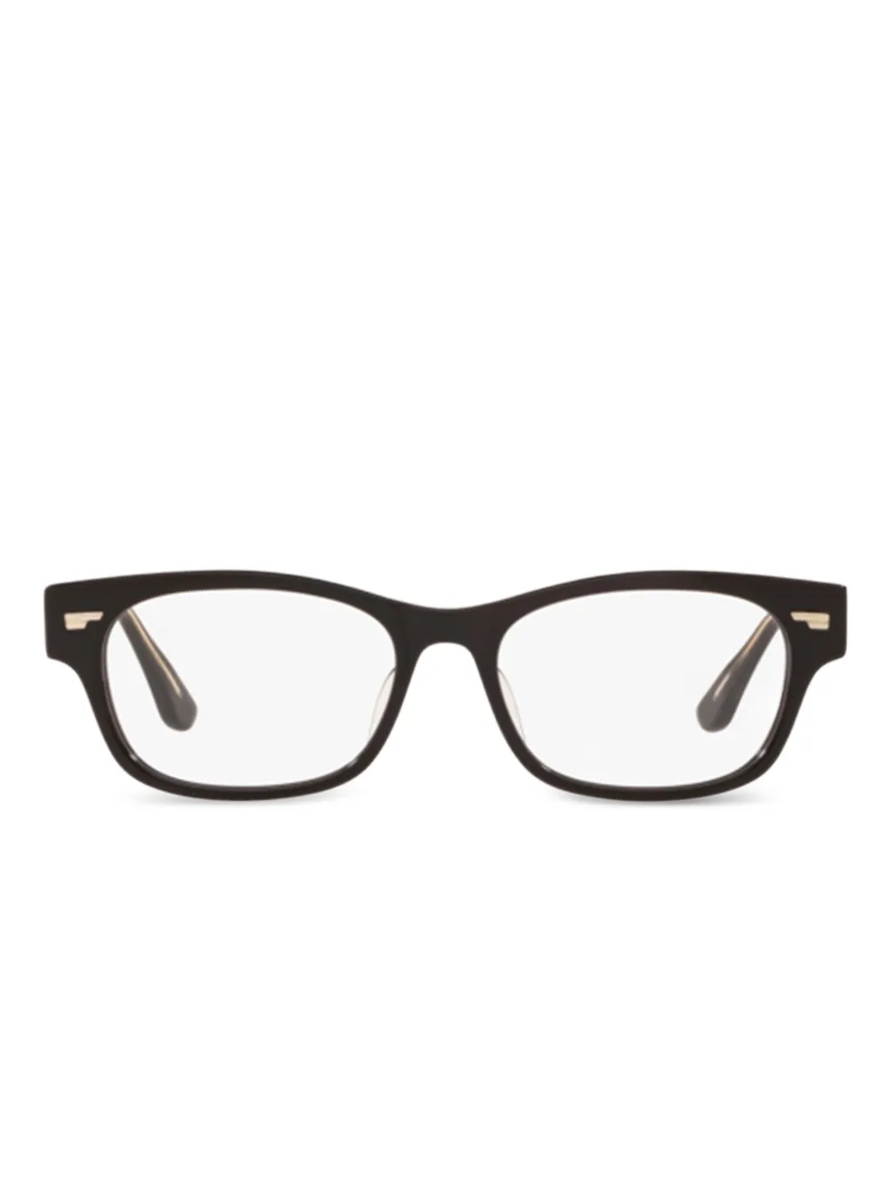Oliver Peoples Occhiali Denton rettangolari - Nero