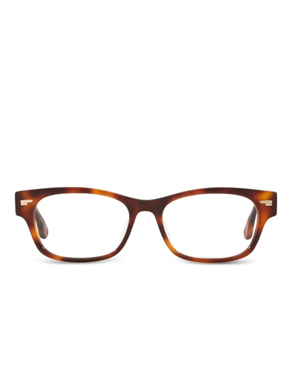 Oliver Peoples Occhiali Denton rettangolari - Marrone
