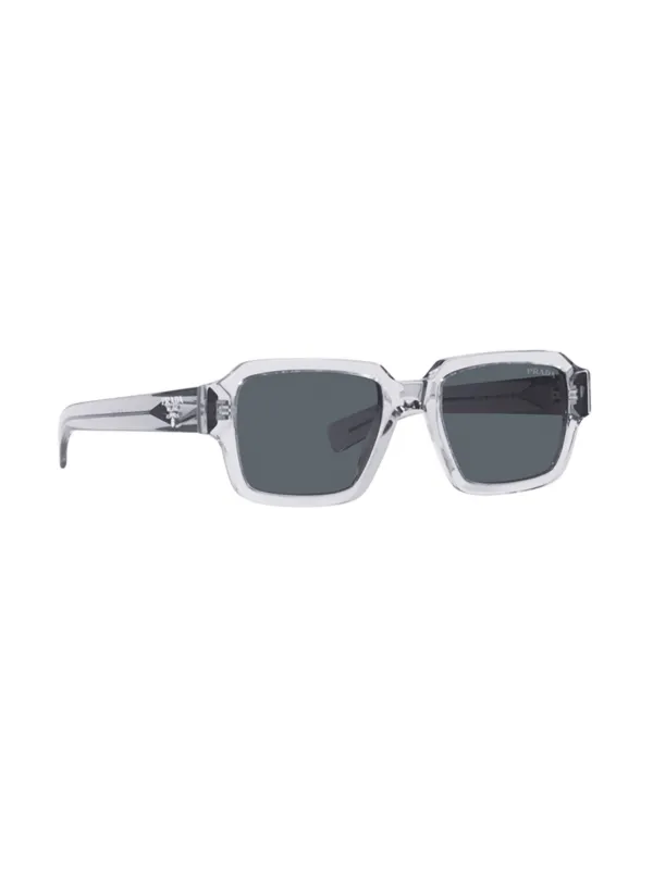 Prada Eyewear Transparent Square Sunglasses | Grey | FARFETCH