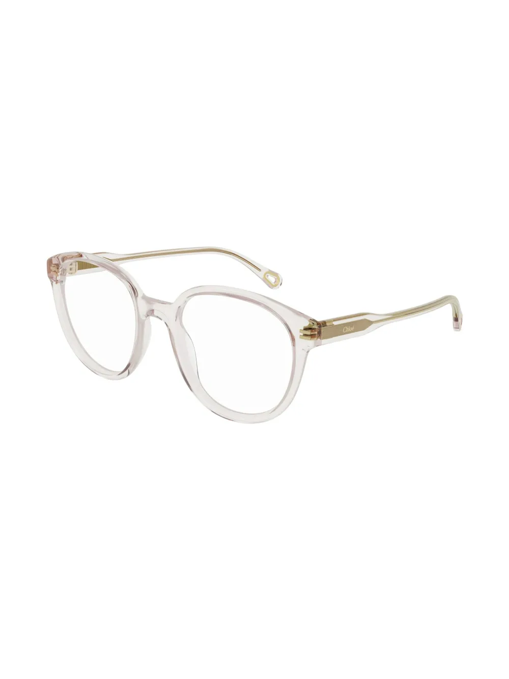Chloé Eyewear Rectangular Frame Glasses In White