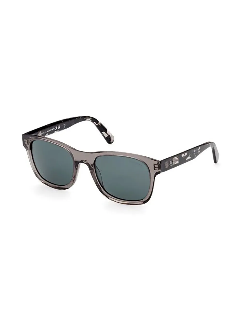 Moncler Eyewear Zonnebril met vierkant montuur Grijs