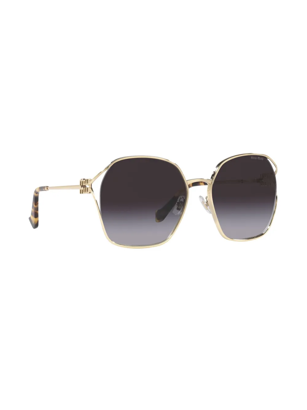Miu Miu Eyewear logo square-frame sunglasses | Image 2
