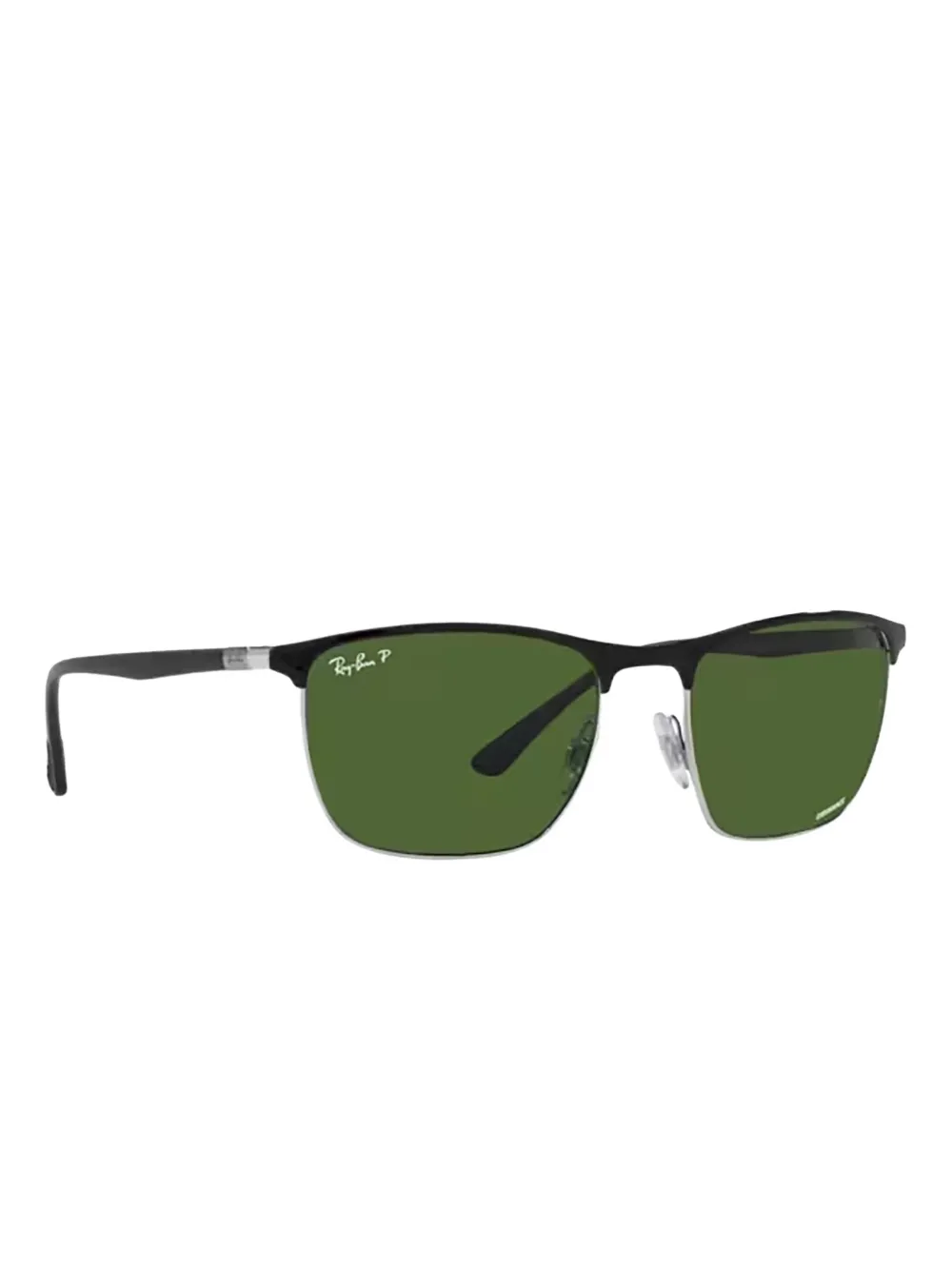 Ray-Ban Zonnebril met rechthoekig montuur - Zwart