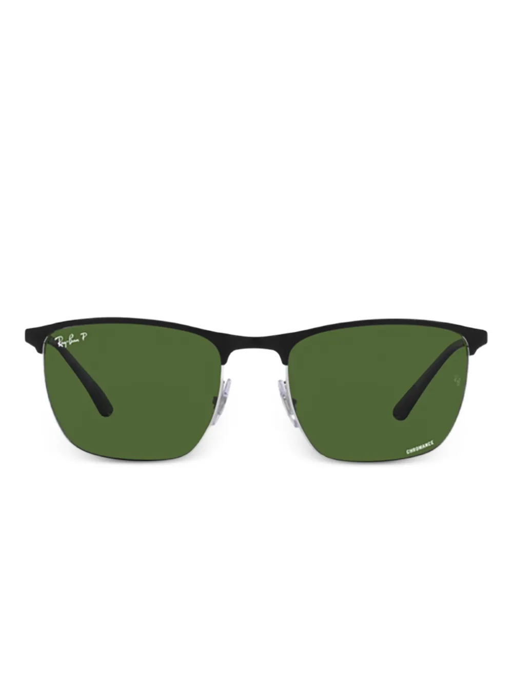 Ray-Ban rectangle-frame sunglasses | Black | Image 1